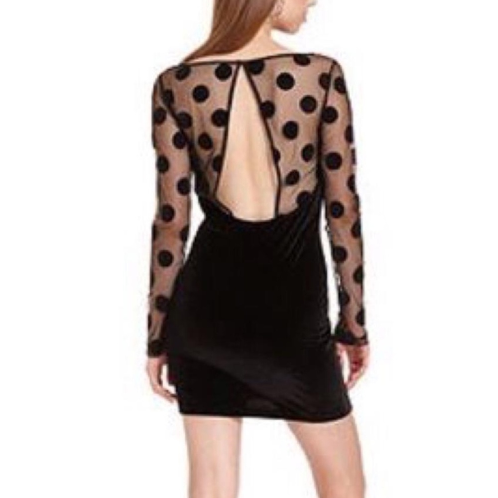 BCBGeneration Black Velvet Dress
